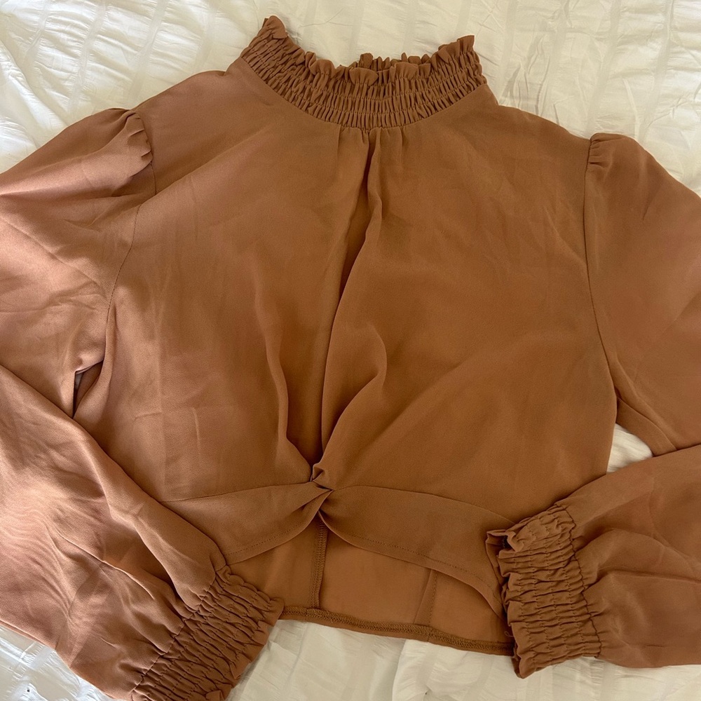 Nude Sheer Blouse